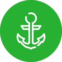 Anchor Creative Icon Design vector