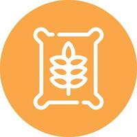 Seed Bag Creative Icon Design vector