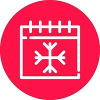 Winter Creative Icon Design vector