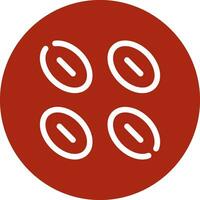 Blood Cells Creative Icon Design vector