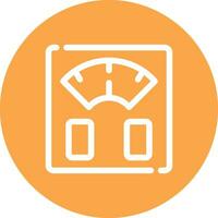Body Scale Creative Icon Design vector