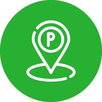 Parking Creative Icon Design vector