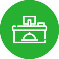 Cashier Creative Icon Design vector