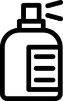 Spray Bottle Creative Icon Design vector