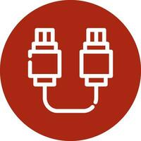 Usb Connection Creative Icon Design vector