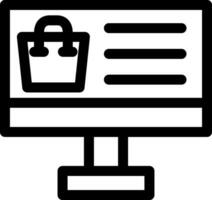 diseño de icono creativo de compras en línea vector