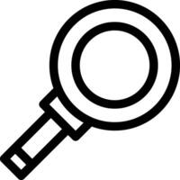 Magnifying Creative Icon Design vector