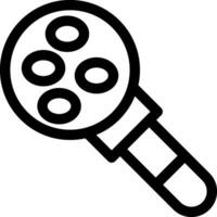 Magnifying Glass Creative Icon Design vector