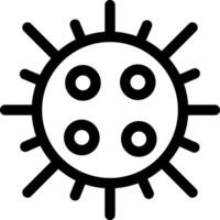 diseño de icono creativo de virus vector