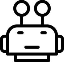 Robot Face Creative Icon Design vector