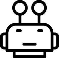 Robot Face Creative Icon Design vector