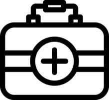 First Aid Kit Creative Icon Design vector