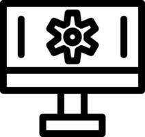 Setting Creative Icon Design vector