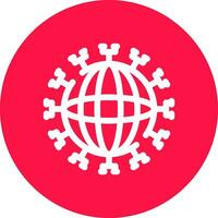Global Network Creative Icon Design vector