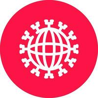 Global Network Creative Icon Design vector