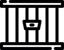 Jail Creative Icon Design vector