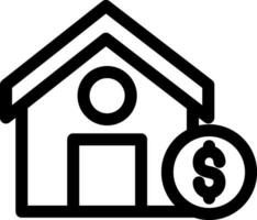 House Sale Creative Icon Design vector