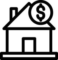 House Price Creative Icon Design vector