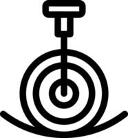Unicycle Performance Creative Icon Design vector
