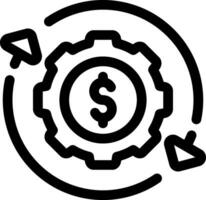 Procedure Cost Creative Icon Design vector