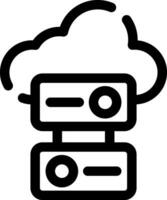 Cloud Storage Creative Icon Design vector