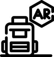 Arkansas mochila creativo icono diseño vector