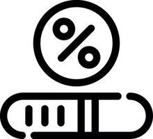 Progress Bar Creative Icon Design vector