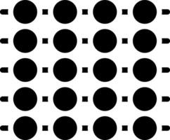 solid icon for numerous vector