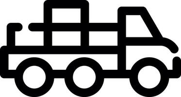 Mover Truck Creative Icon Design vector