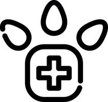 Veterinary Foot Creative Icon Design vector