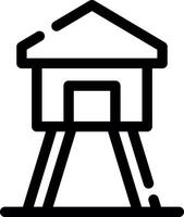 Watchtower Creative Icon Design vector