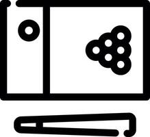 Snooker Creative Icon Design vector