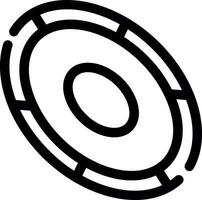 Frisbee Creative Icon Design vector