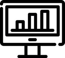 Monitoring Creative Icon Design vector