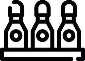 Bottles Creative Icon Design vector