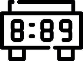 Digital Clock Creative Icon Design vector