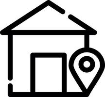 Home Location Creative Icon Design vector