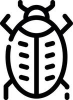 Bug Creative Icon Design vector