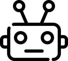 diseño de icono creativo chatbot vector