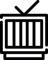 Television Creative Icon Design vector