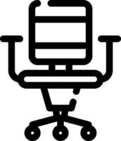 Office Chair Creative Icon Design vector