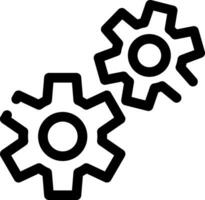 Cogwheels Creative Icon Design vector
