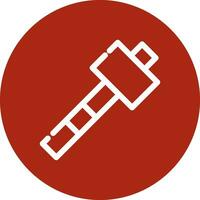 Hammer Creative Icon Design vector