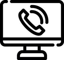 diseño de icono creativo de llamada telefónica vector
