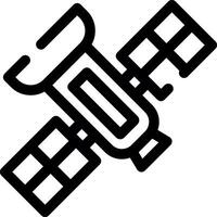 Satellite Creative Icon Design vector