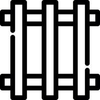Train Tracks Creative Icon Design vector
