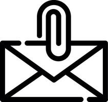 Attach File Email Creative Icon Design vector