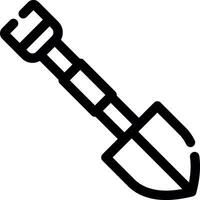 Shovel Creative Icon Design vector