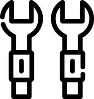 Key Mechanic Creative Icon Design vector