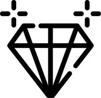 diseño de icono creativo de diamante vector